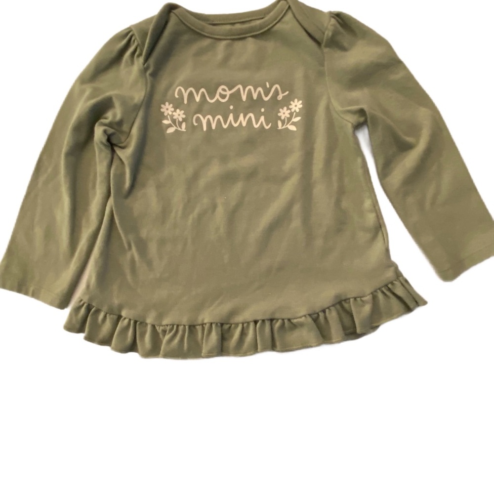 Moms Mini 3 Piece Set, Long sleeve Top and Flower Pants & Headbow Size 18 M - Picture 3 of 7